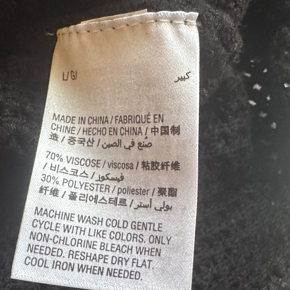 Bar III Perforated Black Pullover Turtleneck Sweater - Picture 7 of 8